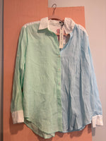 Colorblock Button Up- M