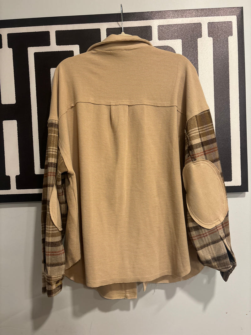 Waffle Knit Shacket (M)