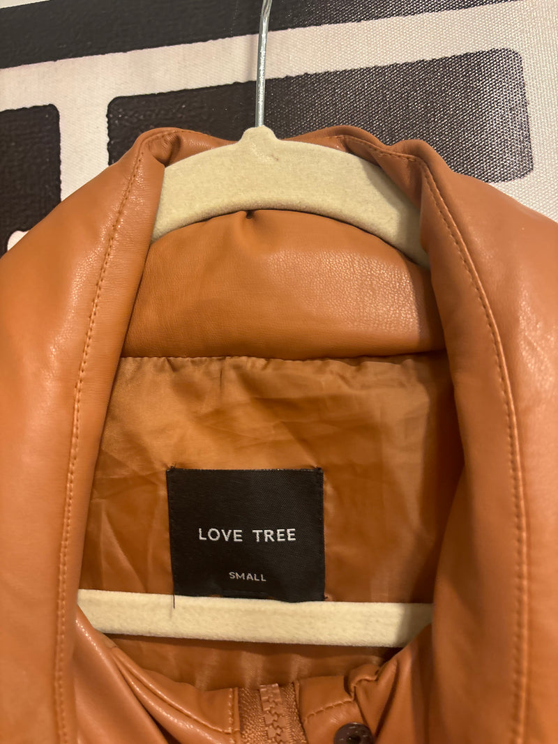 Camel Leather Vest (S)