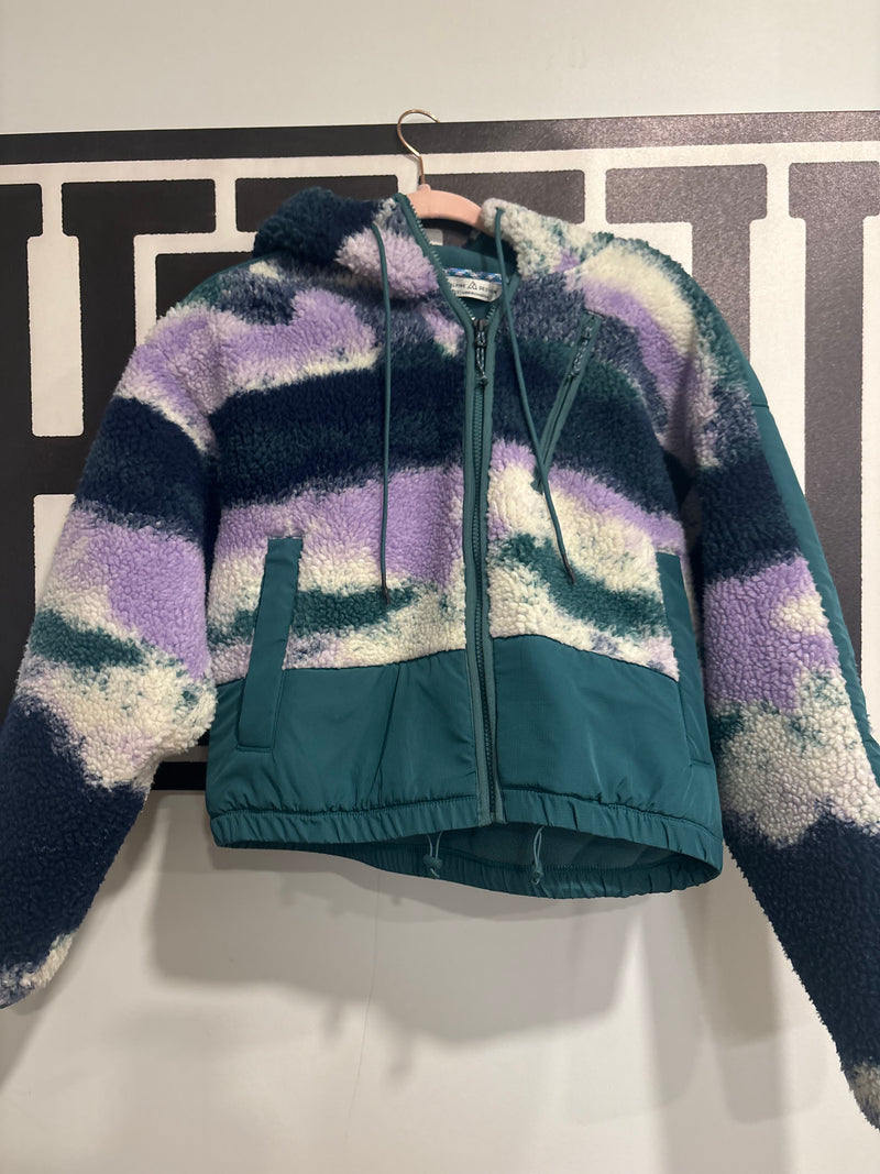 Zip Up Hooded Sherpa (XS)