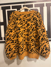 Leopard Print Sweater (L)