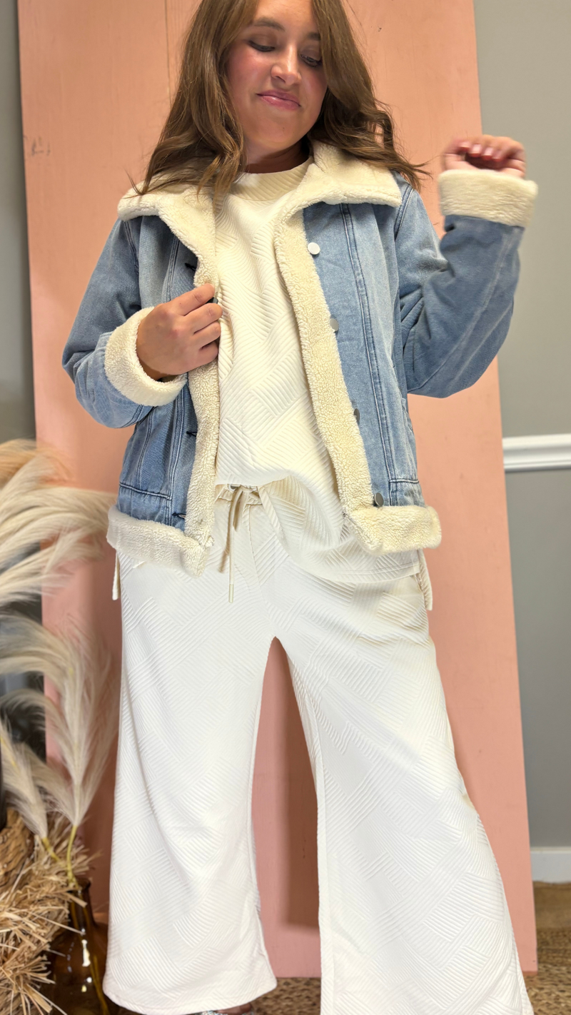 Sherpa Denim Jacket