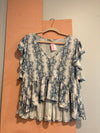 Ruffle Detail Top - L