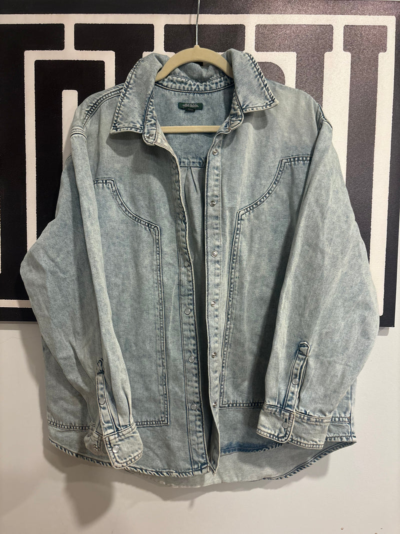 Denim Shacket (L)
