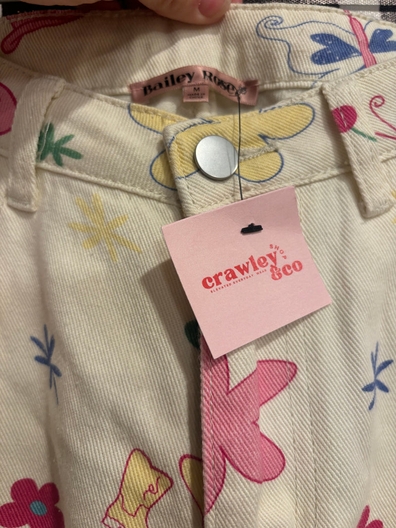 Printed Jeans (M)