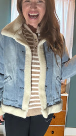 Sherpa Denim Jacket