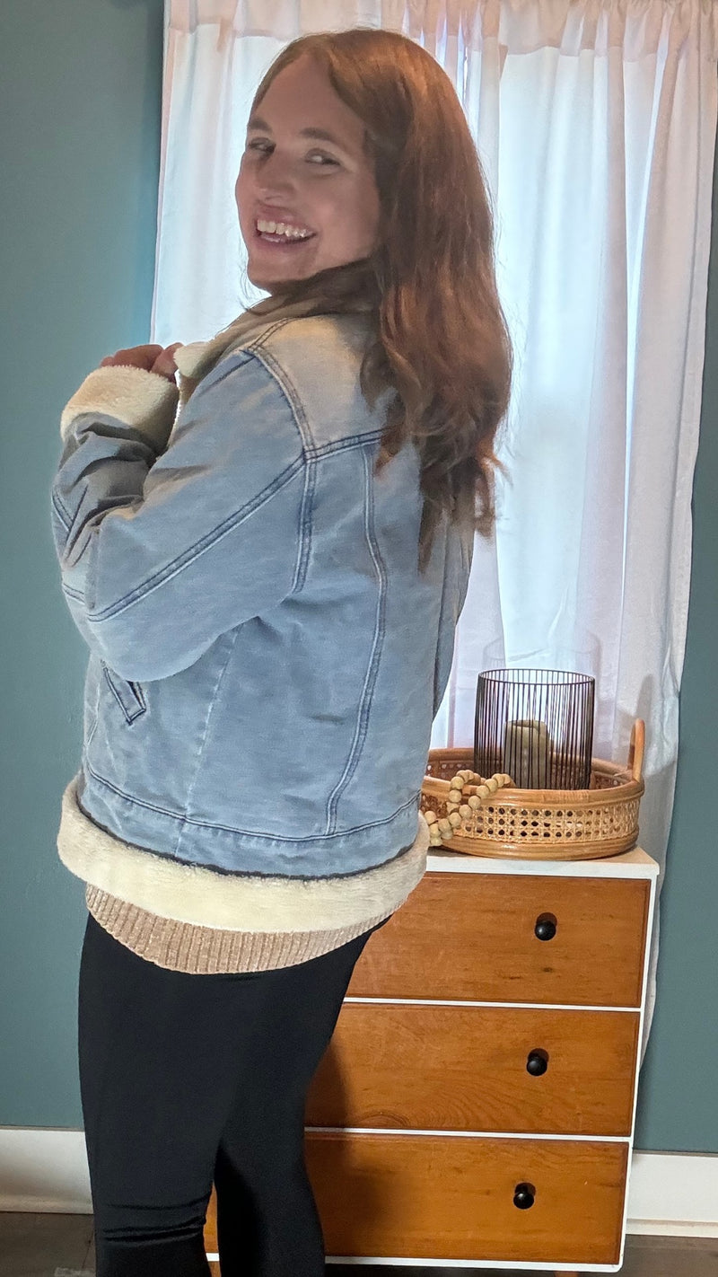 Sherpa Denim Jacket
