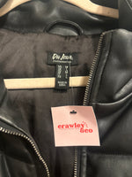 Black Leather Jacket (M)