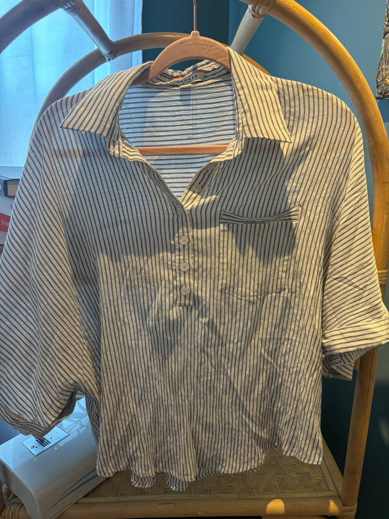 Striped Blouse- Small