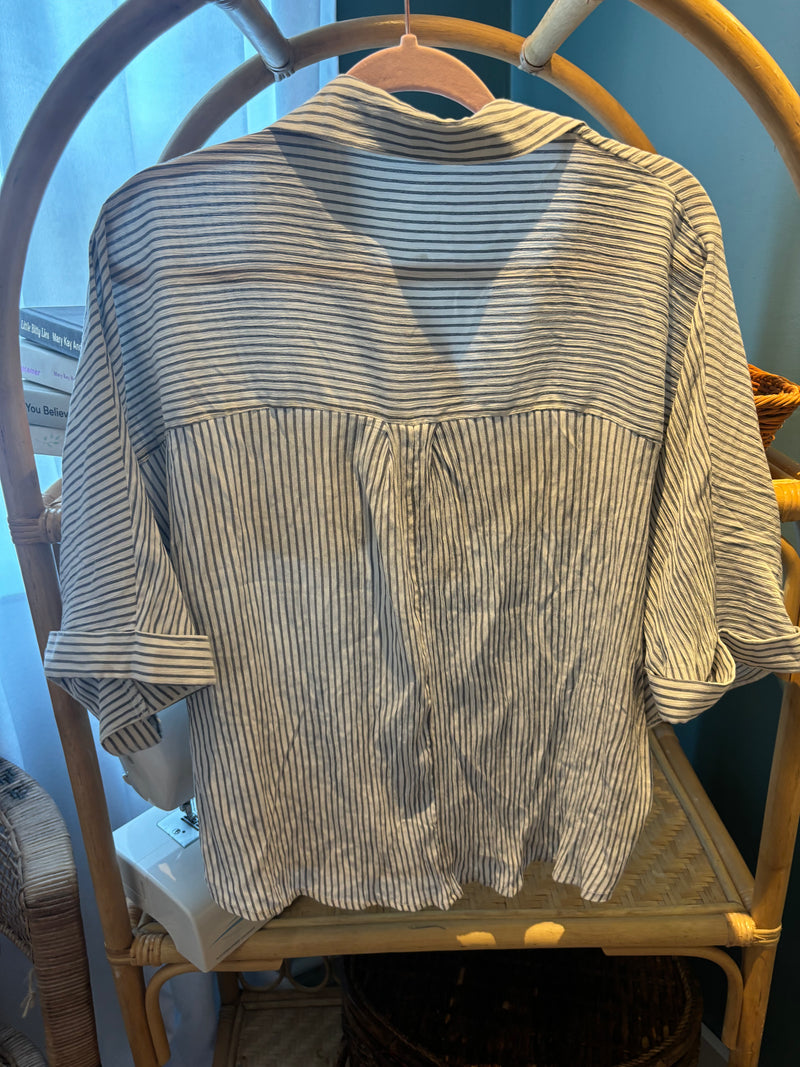 Striped Blouse- Small
