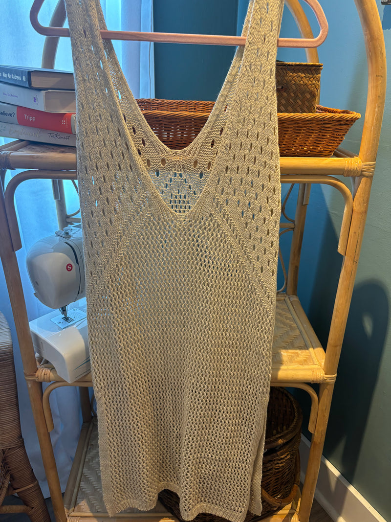 Crochet Midi Coverup- Small