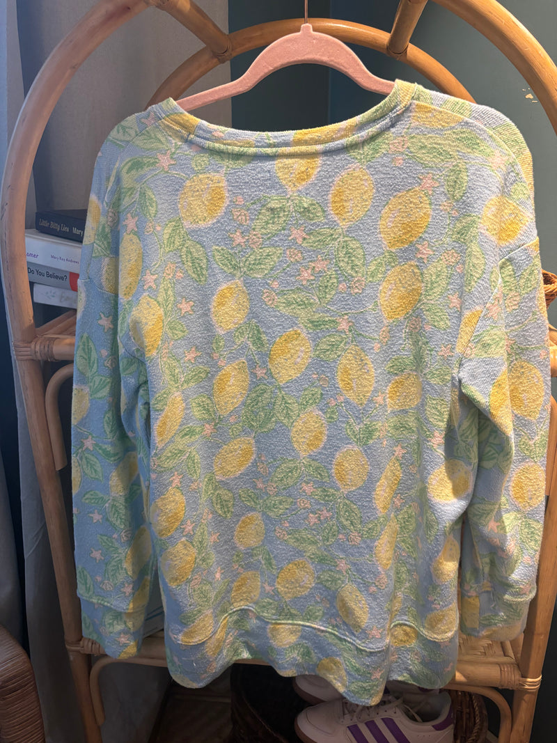 Lemon Print Sweatshirt