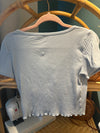 Baby Ribbed Tee- Medium