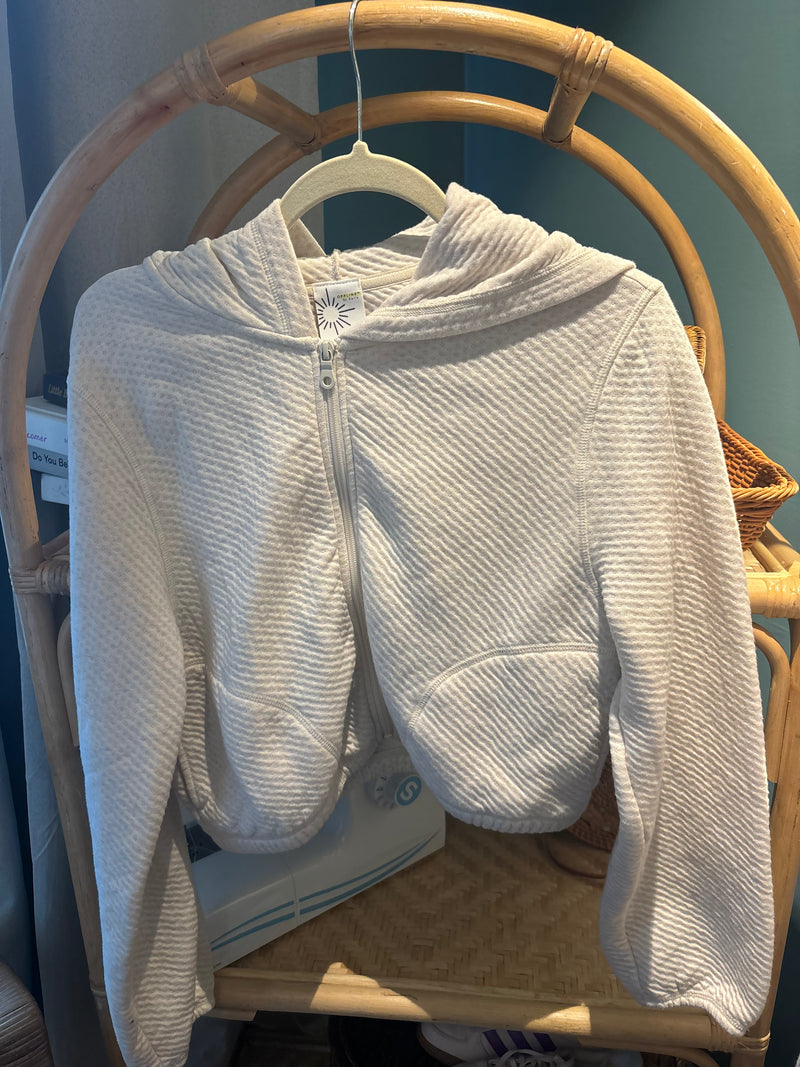 OFFLINE Pointelle Textured Hoodie- Medium