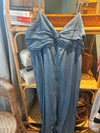 Wide Leg Chambray Jumpsuit
