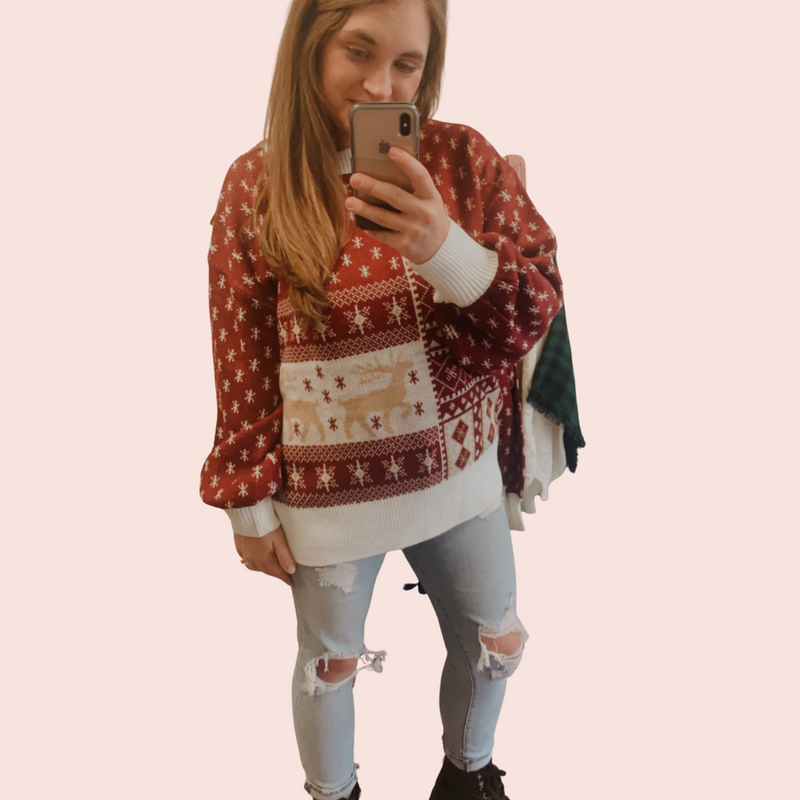 Reindeers Way Sweater