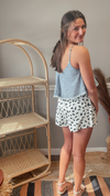 Dalmatian Print Shorts