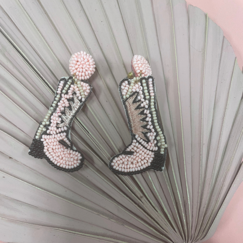 Boots Were Made For Walking Earrings