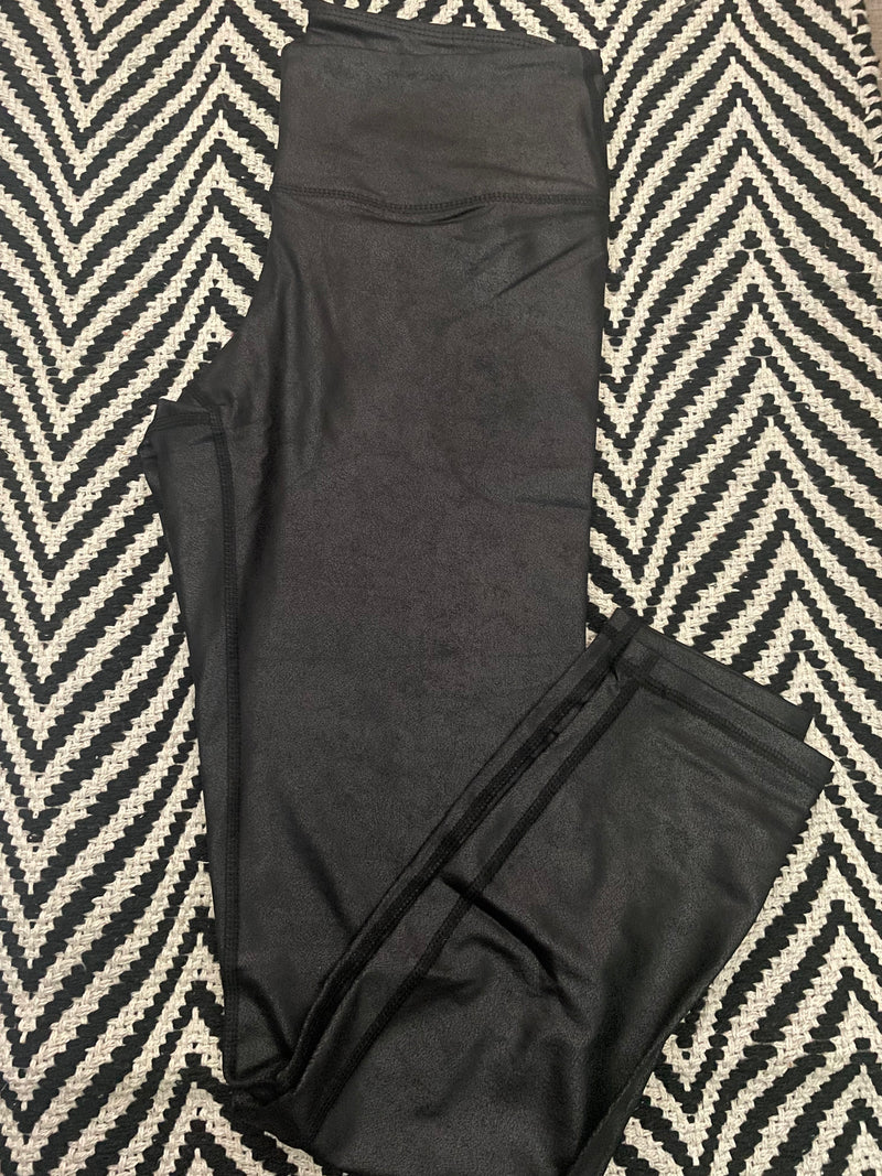 Jet Faux Leather Leggings